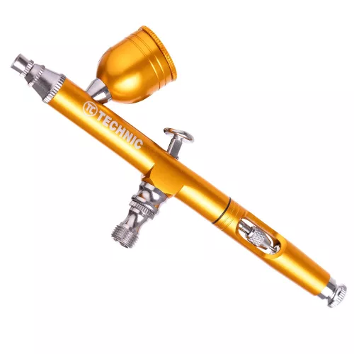 Airbrush Profesional pentru Modelare cu Duza de 0,3 mm B-130 Acțiune Dublă AUR Mini