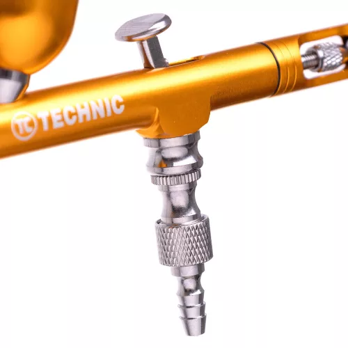 Airbrush Profesional pentru Modelare cu Duza de 0,3 mm B-130 Acțiune Dublă AUR Mini