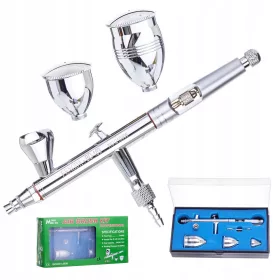   Airbrush Profesional Fengda BD-183 cu Duza de 0,5 mm și 3 Rezervoare