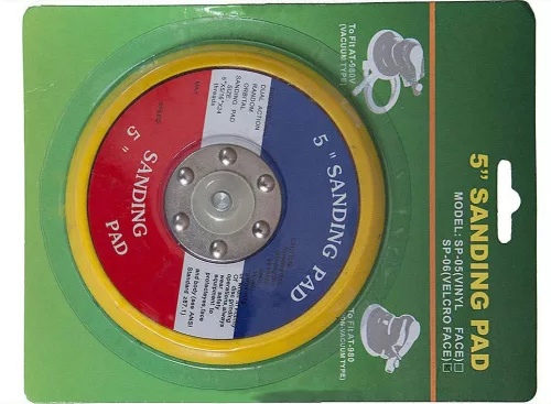 Disc Velcro pentru Șlefuitoare Pneumatice, 125 mm, Cu Filet 8 mm