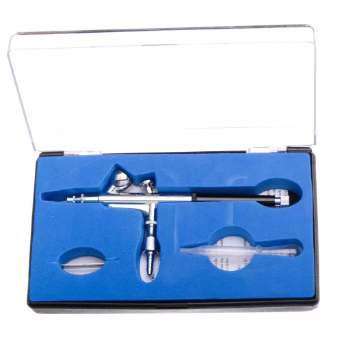Airbrush Profesional Fengda BD-205 cu Duza de 0.5 mm, Corp Metalic și Control Dublă Acțiune