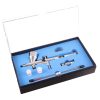 Set Aerograf Profesional Technic HS-80KT cu 3 Duze și Conector Rapid 0,2, 0,3, 0,5 mm
