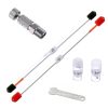 Set Aerograf Profesional Technic HS-80KT cu 3 Duze și Conector Rapid 0,2, 0,3, 0,5 mm