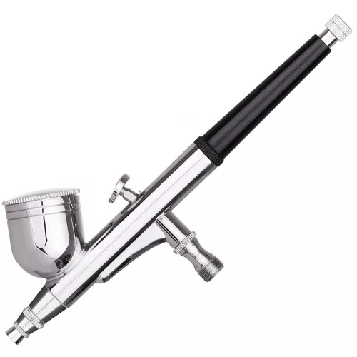 Set Aerograf Profesional Modelare cu 3 Duze și Conector Rapid 0.2, 0.3, 0.5 mm Technic HS-30KT