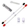 Set Aerograf Profesional Modelare cu 3 Duze și Conector Rapid 0.2, 0.3, 0.5 mm Technic HS-30KT