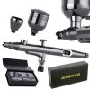 Airbrush Profesional pentru Modelare 0,3 mm TC Technic B-130 Acțiune Dublă Negru Mini