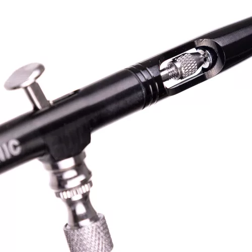 Airbrush Profesional pentru Modelare 0,3 mm TC Technic B-130 Acțiune Dublă Negru Mini
