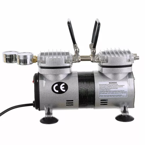 Compresor cu Dublu Piston pentru Aerograf și Pompa de Vid TC Technic AS30W