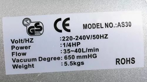 Compresor cu Dublu Piston pentru Aerograf și Pompa de Vid TC Technic AS30W
