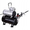 Set Aerograf Profesional cu Compresor, Pulverizator, Furtun, Vopsele și Suport Fengda AS-186 + Fengda BD-130