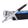 Set Aerograf Profesional cu Compresor, Pulverizator, Furtun, Vopsele și Suport Fengda AS-186 + Fengda BD-130