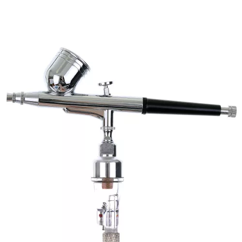 Set Mini Aerograf cu Compresor TC Technic HS08AC-SKF, Furtun și Filtru