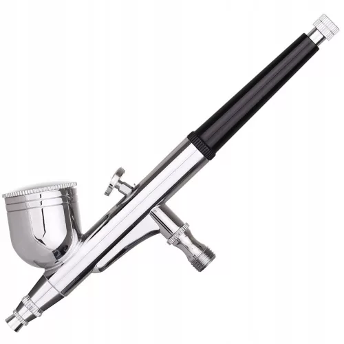 Set Mini Aerograf cu Compresor TC Technic HS08AC-SKF, Furtun și Filtru