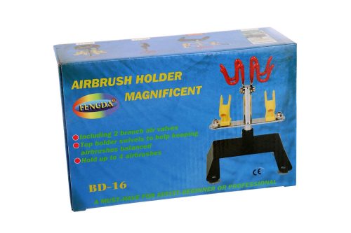 Suport pentru Aerograf Fengda BD-16 pentru 2 Pulverizatoare, Metal și Plastic