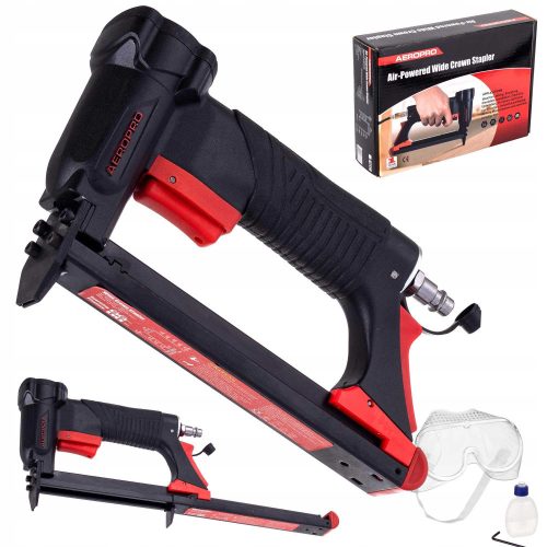 Pistol Pneumatic Profesional Aeropro A8016 pentru Capse TIP80 GA21, Dimensiuni 6-16 mm