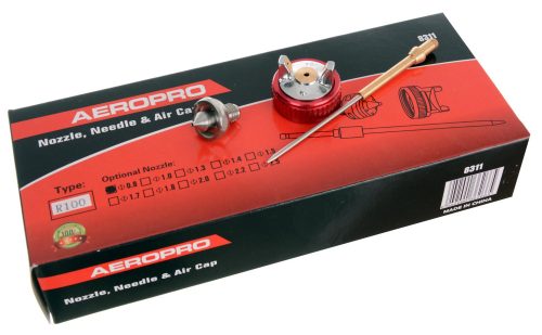 Set duze cu ac de 0,8 mm pentru mini pistoale de vopsit LVLP Aeropro R100