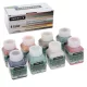 Set de Vopsele Metalice Acrilice pentru Aerograf, 8 Culori, 8x30ml, Fengda Timbertech