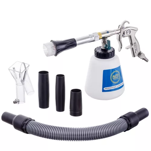 Pistol de Curățare Pneumatică Premium cu Tub de Aspirație pentru Conectare la Aspirator TORNADO TCG-02 (5-6,5 bar, 1000 ml, 270 l/min)