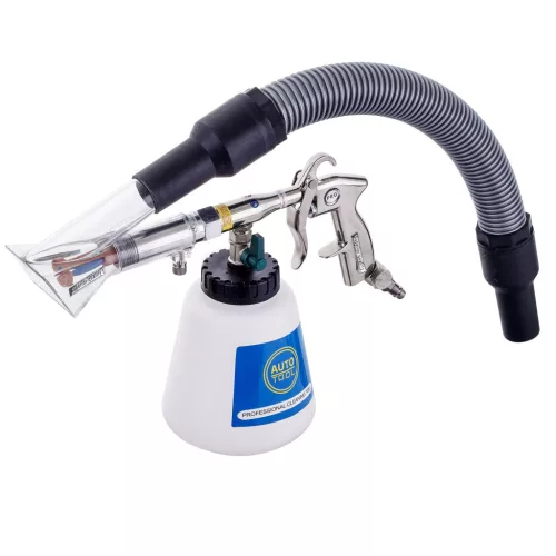 Pistol de Curățare Pneumatică Premium cu Tub de Aspirație pentru Conectare la Aspirator TORNADO TCG-02 (5-6,5 bar, 1000 ml, 270 l/min)