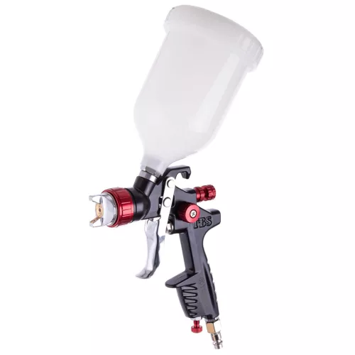 Pistol de Vopsit Profesional LVLP Technic H-901P, Furtun 1/4", Duza 1,4 mm, Presiune 2-2,3 bar, Rezervor 600 ml