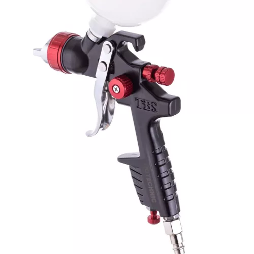 Pistol de Vopsit Profesional LVLP Technic H-901P, Furtun 1/4", Duza 1,4 mm, Presiune 2-2,3 bar, Rezervor 600 ml