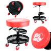 Scaun de Atelier Forgó cu Două Spații de Depozitare și Roți cu Rulmenți Big Red TRH6201J