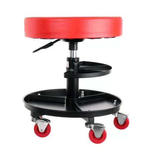 Scaun de Atelier Forgó cu Două Spații de Depozitare și Roți cu Rulmenți Big Red TRH6201J