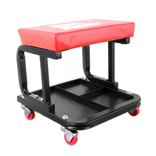 Scaun de Atelier cu Suport pentru Unelte și Roți cu Rulmenți cu Bilă Big Red TR6100A