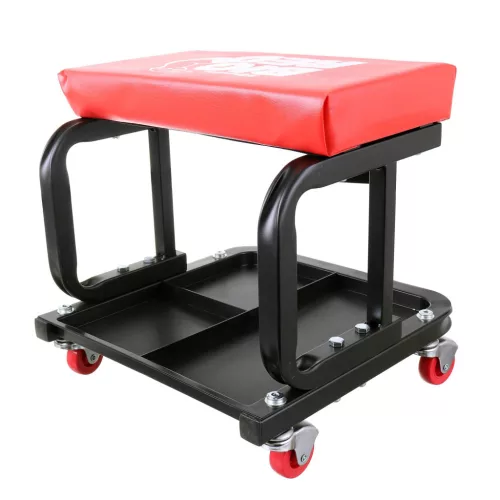 Scaun de Atelier cu Suport pentru Unelte și Roți cu Rulmenți cu Bilă Big Red TR6100A