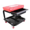 Scaun de Atelier cu Suport pentru Unelte și Sertar, Roți cu Rulmenți Big Red TR6100C