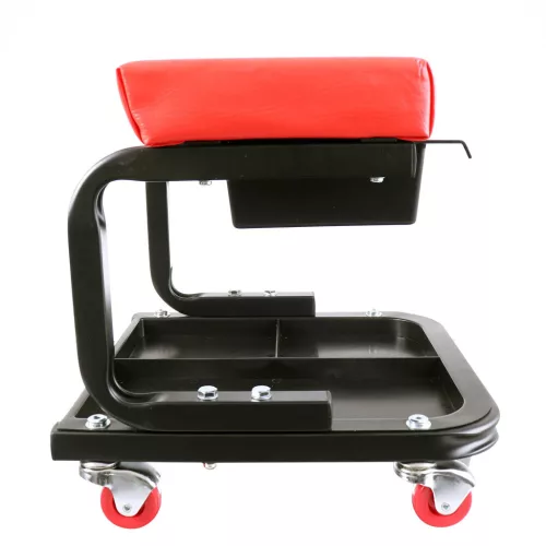 Scaun de Atelier cu Suport pentru Unelte și Sertar, Roți cu Rulmenți Big Red TR6100C