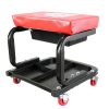 Scaun de Atelier cu Suport pentru Unelte și Sertar, Roți cu Rulmenți Big Red TR6100C