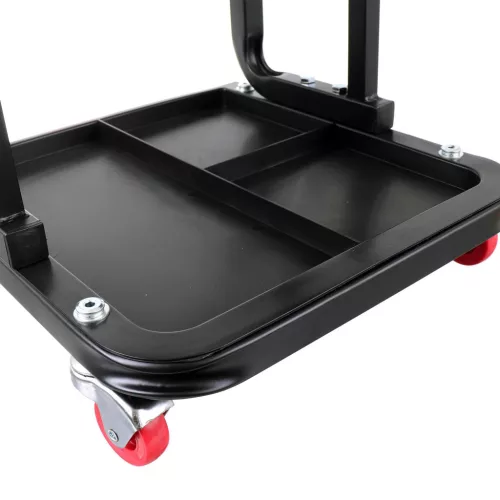 Scaun de Atelier cu Suport pentru Unelte și Sertar, Roți cu Rulmenți Big Red TR6100C