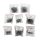 Set 800 Cleme pentru Mașini de Sudură din Plastic Technic DN-F1340, Sârmă 0,8 mm și 0,6 mm, Compatibilitate 14-16 mm