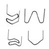 Set 800 Cleme pentru Mașini de Sudură din Plastic Technic DN-F1340, Sârmă 0,8 mm și 0,6 mm, Compatibilitate 14-16 mm