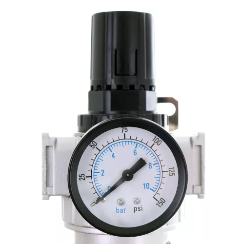 Filtru de aer, regulator, separator de ulei și apă 40 microni Technic AFR80-40 1/2" (aprox. 18-21 mm)