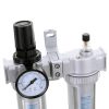 Bloc de Pregătire Aer - Filtru de Aer 40 Microni, Regulator, Lubrificator Pneumatic 1/2" Technic AFRL80