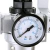 Bloc de Pregătire Aer - Filtru de Aer 40 Microni, Regulator, Lubrificator Pneumatic 1/2" Technic AFRL80