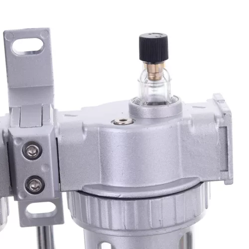 Bloc de Pregătire Aer - Filtru de Aer 40 Microni, Regulator, Lubrificator Pneumatic 1/2" Technic AFRL80