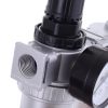 Bloc de Pregătire Aer - Filtru de Aer 40 Microni, Regulator, Lubrificator Pneumatic 1/2" Technic AFRL80