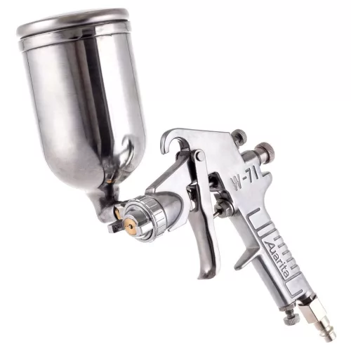 Pistol de Pulverizare Economic cu Rezervor Lateral Auarita W-71G, Duza 1,3 mm, Prelucrat CNC