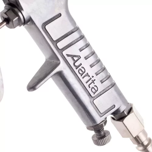 Pistol de Pulverizare Economic cu Rezervor Lateral Auarita W-71G, Duza 1,3 mm, Prelucrat CNC