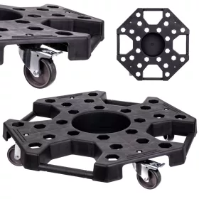   Suport Mobil pentru Roți Auto Technic TC0509KJ, Capacitate Maximă 150 kg, Greutate Cărucior ~4,5 kg, Înălțimea Căruciorului 115 mm, Număr de Roți 4