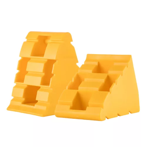 Set de 2 Rampi de Nivelare pentru Rulote și Autorulote Technic TS570KIT, 5 Tone Capacitate, 128 mm Înălțime Maximă