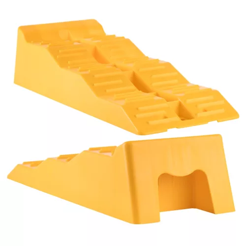 Set de 2 Rampi de Nivelare pentru Rulote și Autorulote Technic TS570KIT, 5 Tone Capacitate, 128 mm Înălțime Maximă