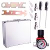 Set Pistol de Vopsit cu 3 Pistoale, Furtunuri de 0.8, 1.4, 1.7 mm, în Geantă de Aluminiu SICOPRO AL827-2000P HVLP