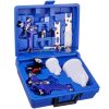 Set Pistol de Vopsit HVLP în Valiză de Plastic cu 2 Pistoale Sicopro PL827-2000P, Furtunuri de 0,8 mm, 1,4 mm și 1,7 mm