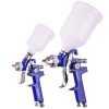 Set Pistol de Vopsit HVLP în Valiză de Plastic cu 2 Pistoale Sicopro PL827-2000P, Furtunuri de 0,8 mm, 1,4 mm și 1,7 mm
