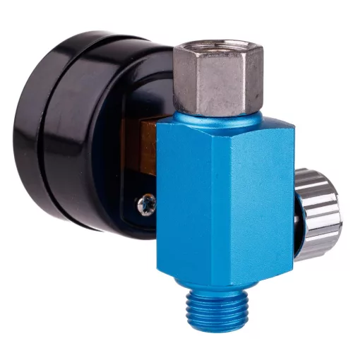 Mini Reductor de Presiune și Regulator pentru Pistoale de Vopsit 1/4" Sicopro Air Verde MF-07