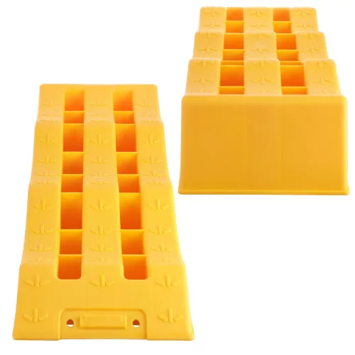 Set rampă de nivelare pentru rulote și autorulote Tc Technic TS571 (1 pereche, capacitate maximă 5 tone pe pereche, înălțime maximă 120 mm)
